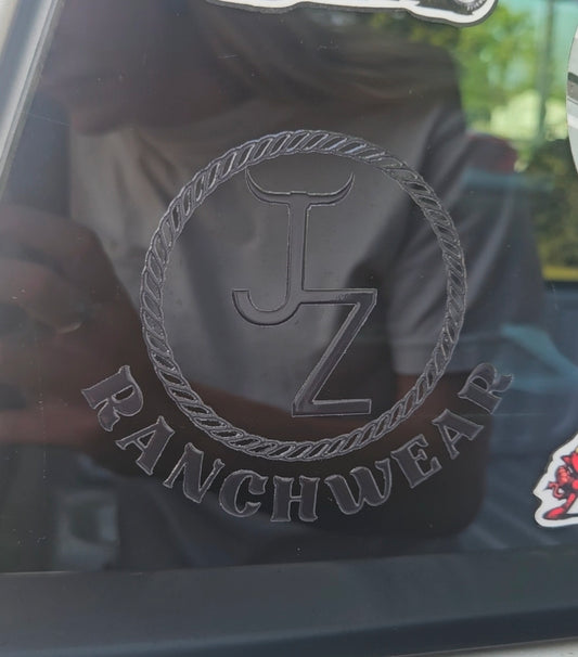 JZ Ranchwear Black Window Sticker