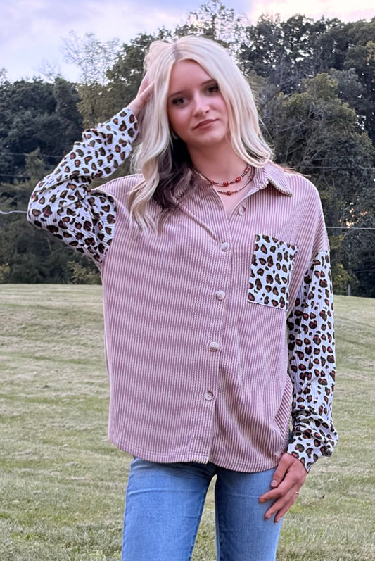 Leopard Shacket