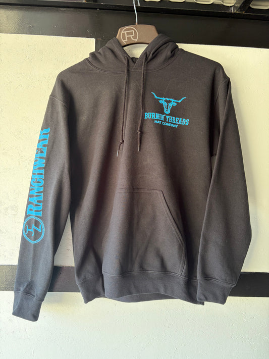 Black Smoke Matters Burnin Threads Hoodie
