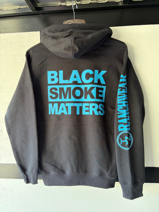 Black Smoke Matters Burnin Threads Hoodie