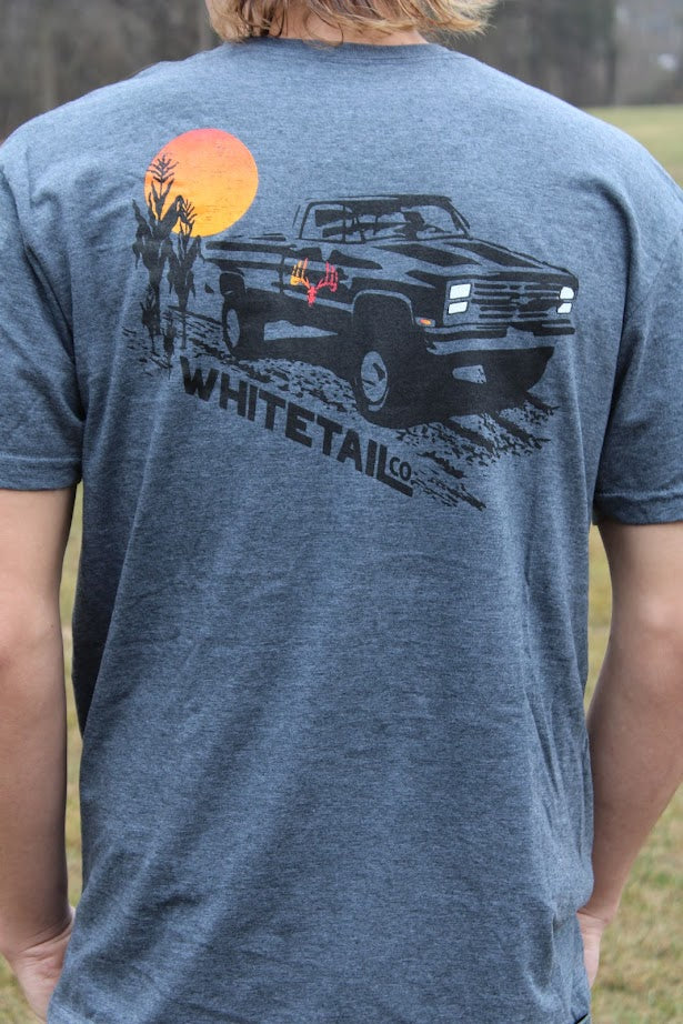 Whitetail Co. Square Body Heather Grey Tee