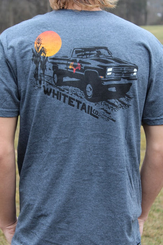 Whitetail Co. Square Body Heather Grey Tee