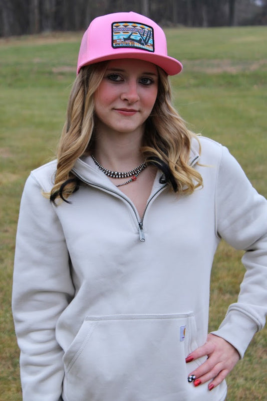 Whitetail Co. Western Buck High Front Pink Hat
