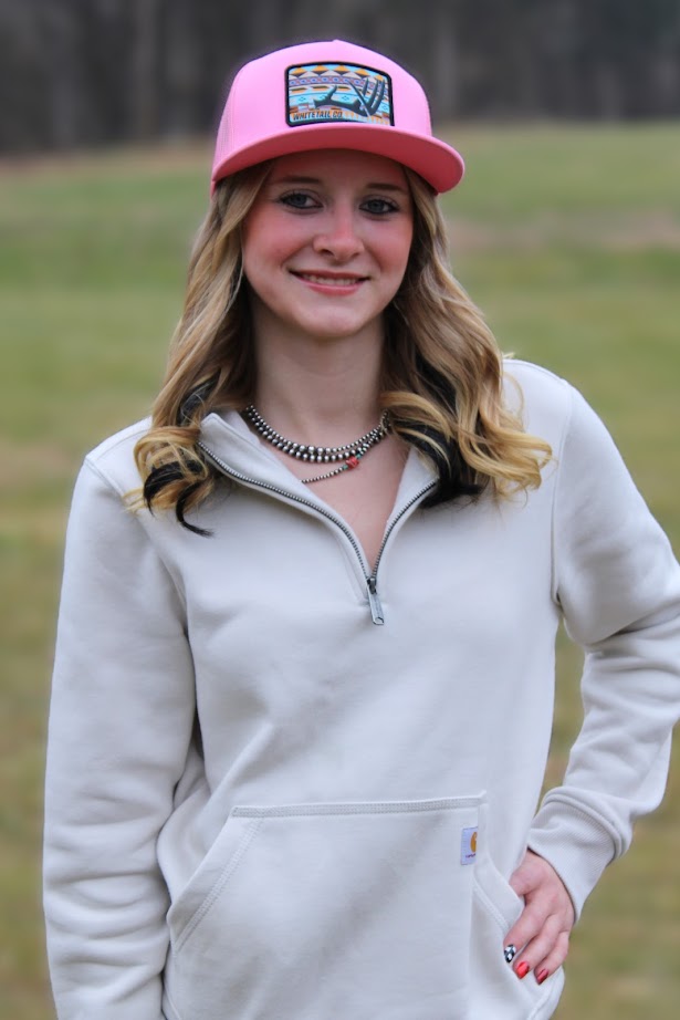 Whitetail Co. Western Buck High Front Pink Hat