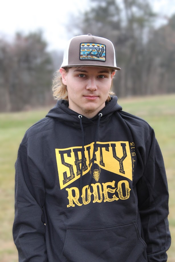 Black/Gold Salty Rodeo Co. Hoodie