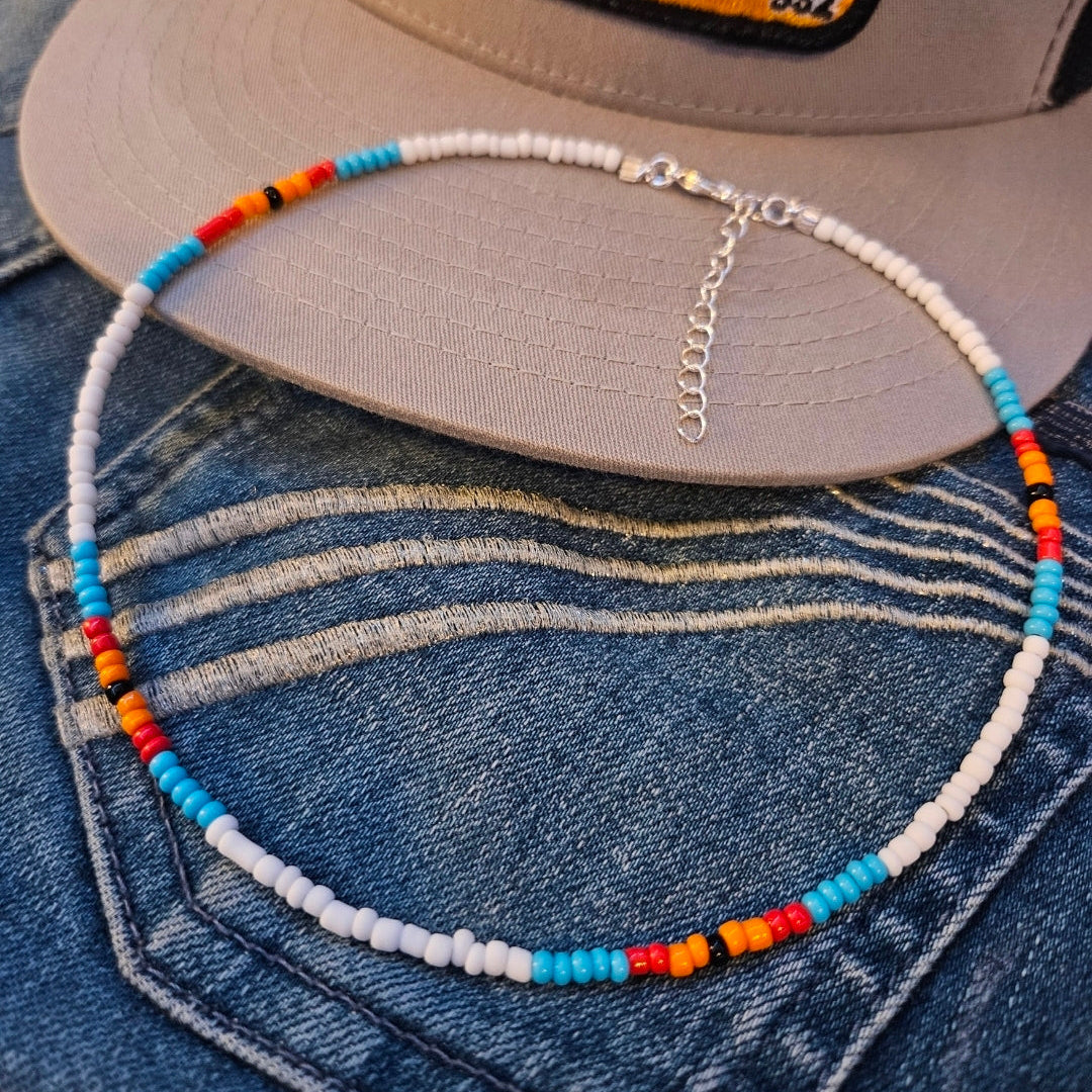 The "Marlboro Man" Beaded Choker