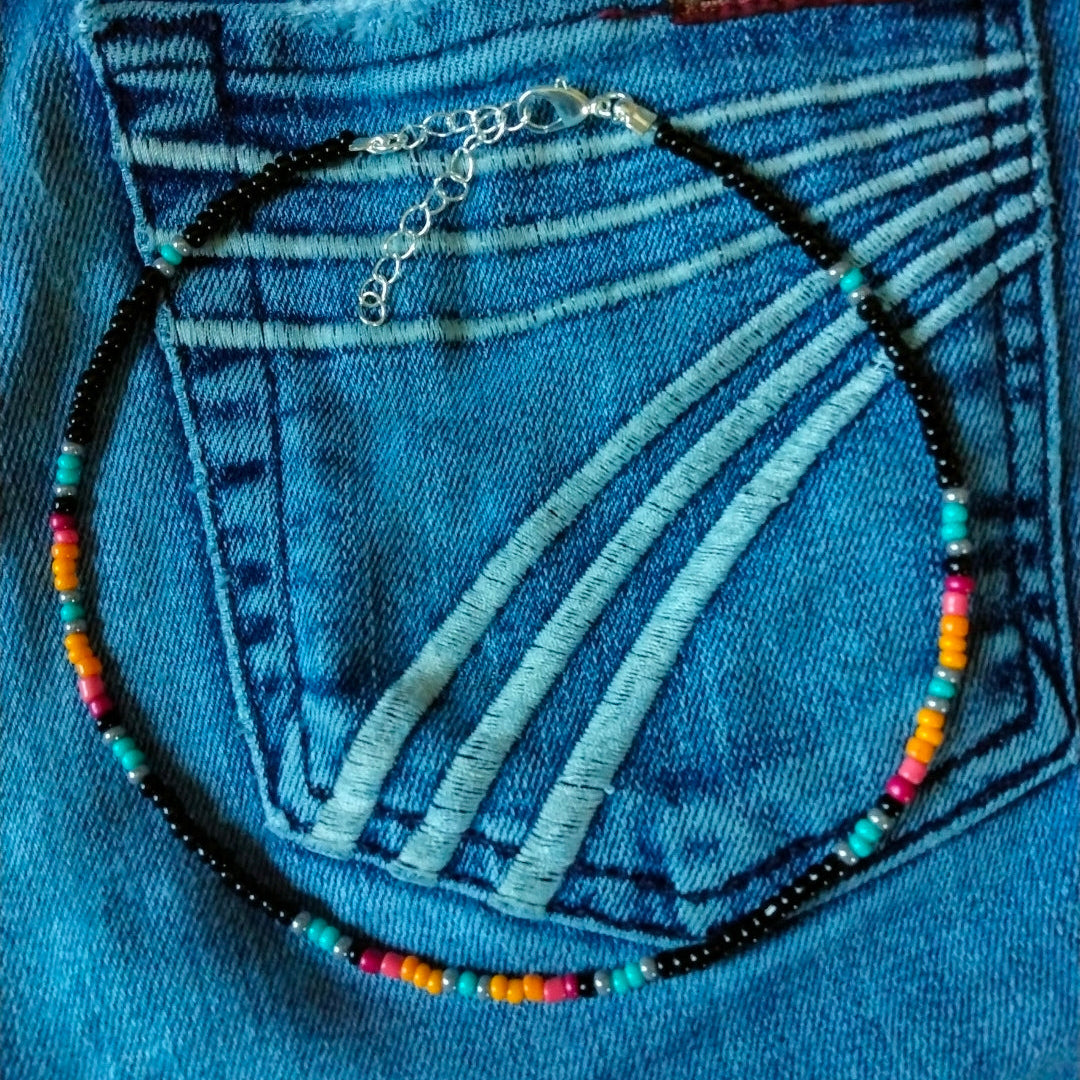 The "Under The Stars" Beaded Choker